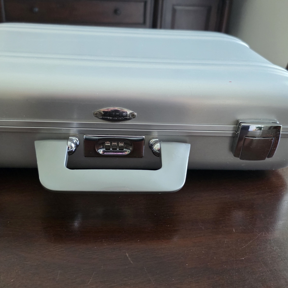 Elegant Silver Briefcase for Professionals